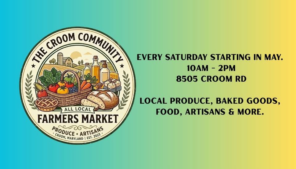 Croom Community Farmers Market — Every Saturday starting in May