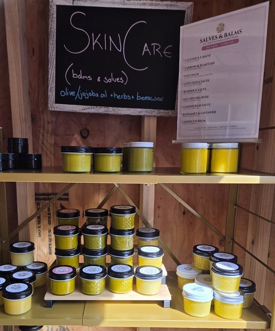 Handcrafted salves and balms